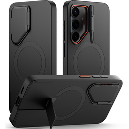 Puzdro pre Samsung Galaxy S25, Suritch Shockproof, pre MagSafe, čierne