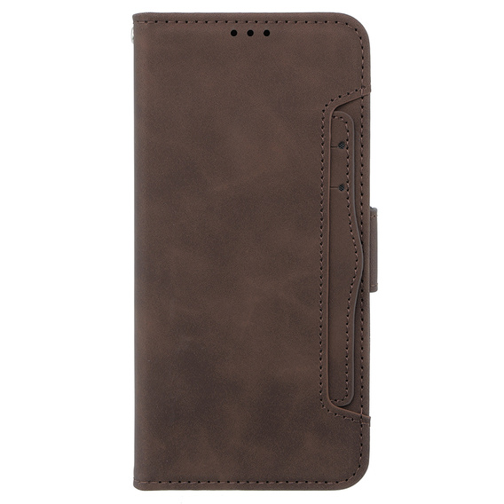 Klapkové puzdro pre Oppo A38 4G / Oppo A18 4G, Card Slot, hnedé