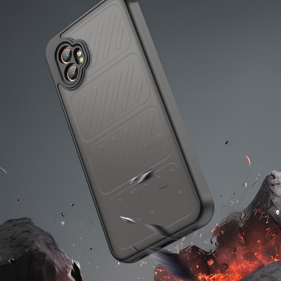 Obal na mobil pre Samsung Galaxy Xcover 7 Pro, Fusion Hybrid, transparentné / čierne