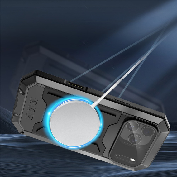 Puzdro R-JUST s ochranným sklom a stojanom pre iPhone 17 Pro