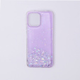 Obal na mobil pre Xiaomi Redmi 12, Glittery, fialové