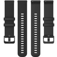Pasek Silikonowy 18mm do Garmin Vivomove 3S / Vivoactive 4S, Black