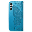Klapkové puzdro pre Samsung Galaxy A05s, Butterfly, modré