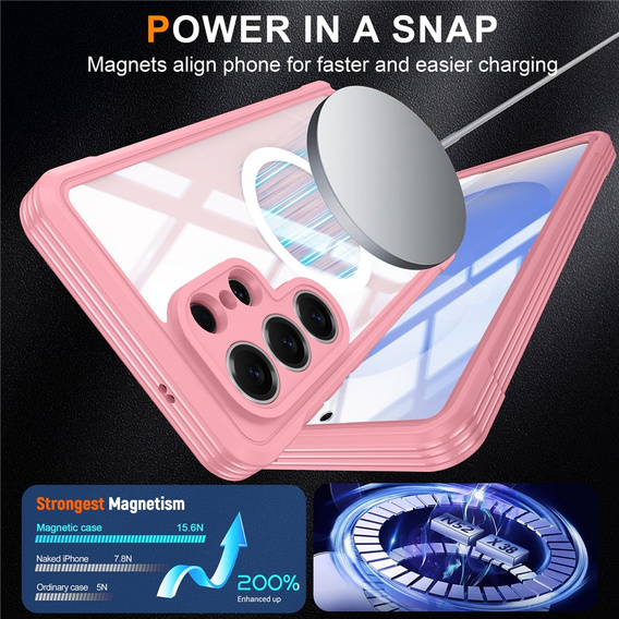 Odolné puzdro so sklom, pre MagSafe pre Samsung Galaxy S26 Ultra