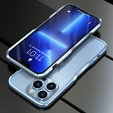 Puzdro LUPHIE pre iPhone 13 Pro Max, Armor Bumper, modré
