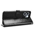 Klopové puzdro pre Oppo Reno 14F, Wallet Rhombus, čierne