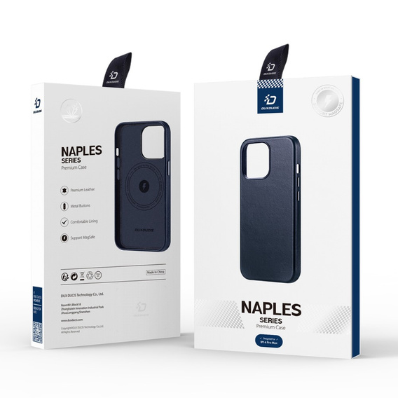 Obal na mobil pre iPhone 14 Pro Max, Dux Ducis Max Naples, modré