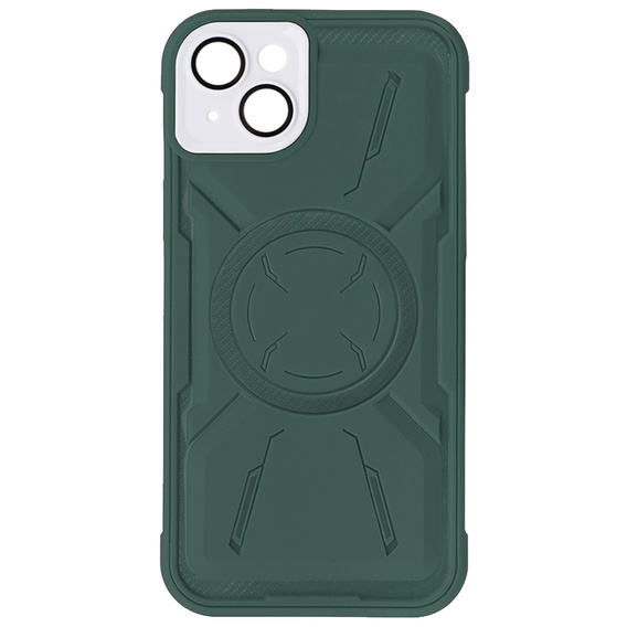 Puzdro pre iPhone 15 Plus, ERBORD Armor Mag, zelený