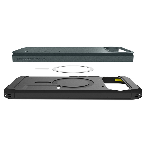 Spigen Tough Armor MagSafe puzdro pre Google Pixel 10 Pro XL, Abyss Green