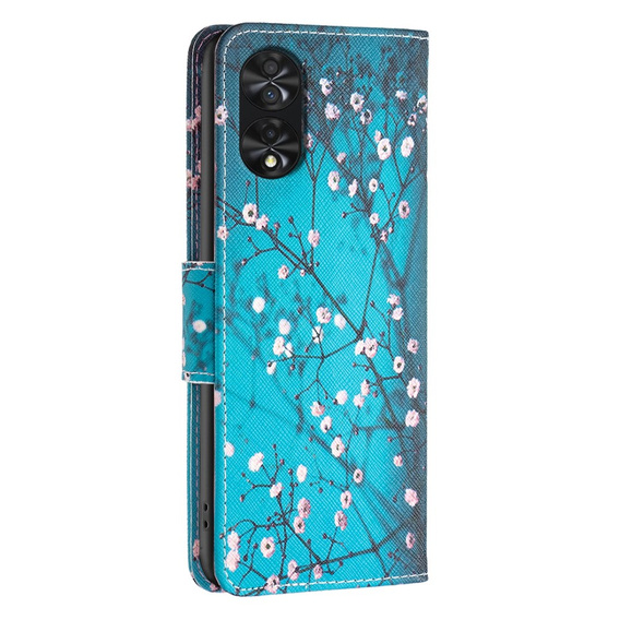 Klapkové puzdro pre Infinix Hot 30, Wallet, sakura, modré