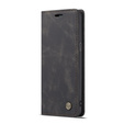 CASEME puzdro pre Samsung Galaxy S8, Leather Wallet Case, čierne