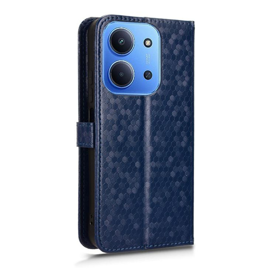 Flipové puzdro pre Xiaomi Redmi 15C 4G/LTE, Wallet Rhombus, modré