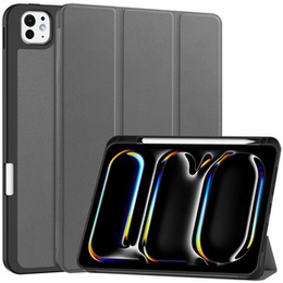 Puzdro pre iPad Pro 11" 2024 (5 gen.), Smartcase s priestorom pre stylus, sivé