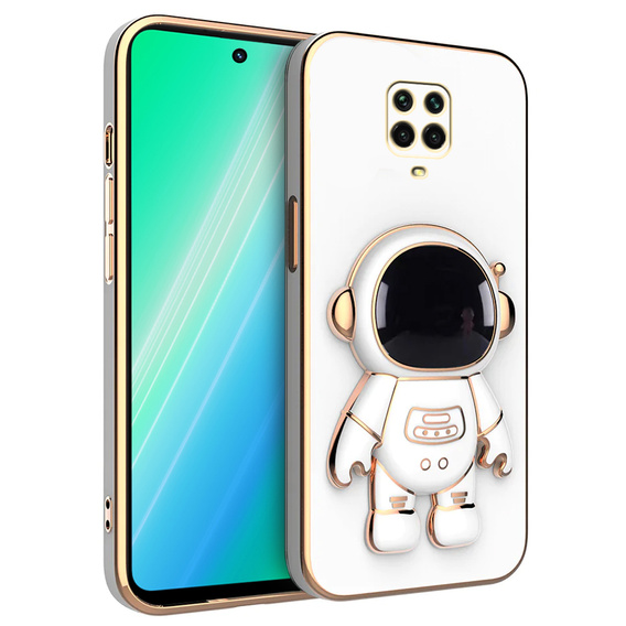 Obal na mobil pre Xiaomi Redmi Note 9 Pro / 9s, Astronaut, biele