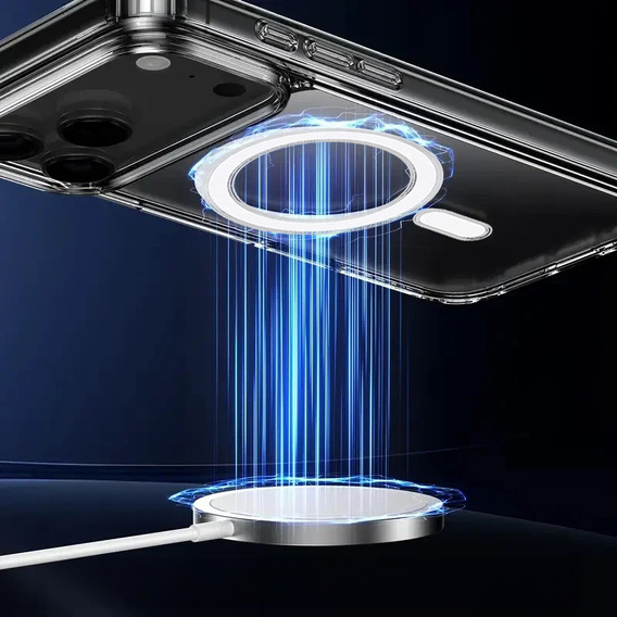 Magnetické puzdro TPU + akryl pre iPhone 17 Pro (kompatibilné s MagSafe)