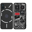 Obal na mobil pre Nothing Phone 2, Silicone Lite, čierne