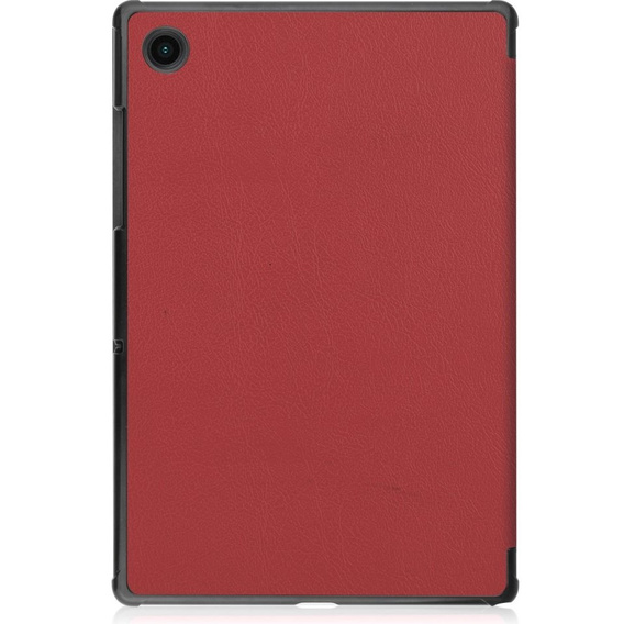 Puzdro pre Samsung Galaxy Tab A8 10.5 SM-X200 SM-X205, Smartcase, bordové