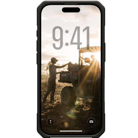 Urban Armor Gear Obal na mobil pre iPhone 15 Plus, Monarch Pro Kevlar MagSafe, čierne