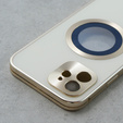 Magnetické puzdro Dual Glass MagSafe pre iPhone 11, zlaté