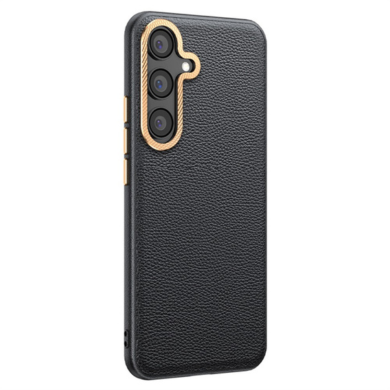Kožené puzdro pre Samsung Galaxy S25+ Plus, leather hybrid, sivé