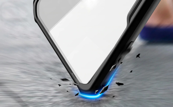 Obal na mobil pre Honor 400 Lite, AntiDrop Hybrid, čierne