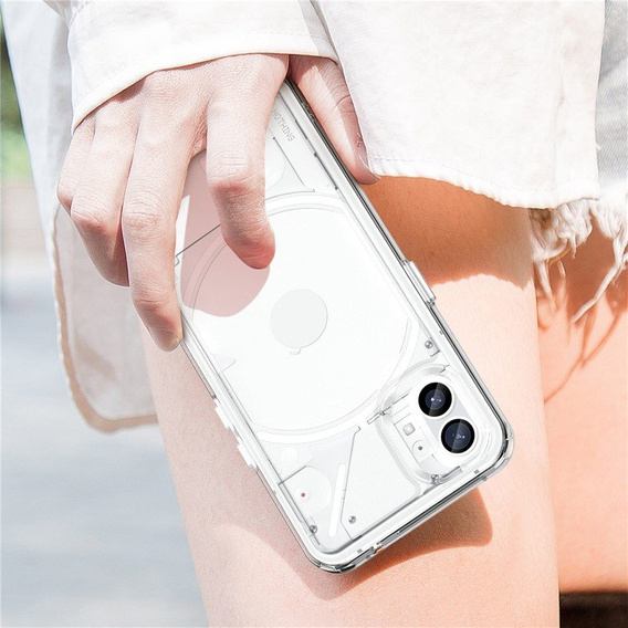 Obal na mobil pre Nothing Phone 1, Fusion Hybrid, priehľadné