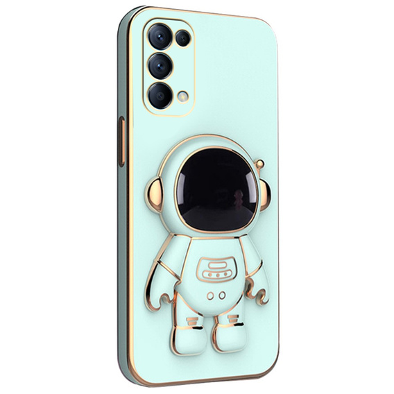 Obal na mobil pre Oppo Reno5 Z/ A94 5G, Astronaut, zelený