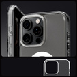 Puzdro MagSafe Spigen pre iPhone 16 Pro, Ultra Hybrid, transparentné / biele + tvrdené sklo 9H