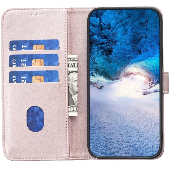 Klapkové puzdro pre Samsung Galaxy A55 5G,BINFEN Wallet, ružový