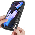 Puzdro pre Google Pixel 9a, Shockproof, s fóliou na displej, pre MagSafe, čierne