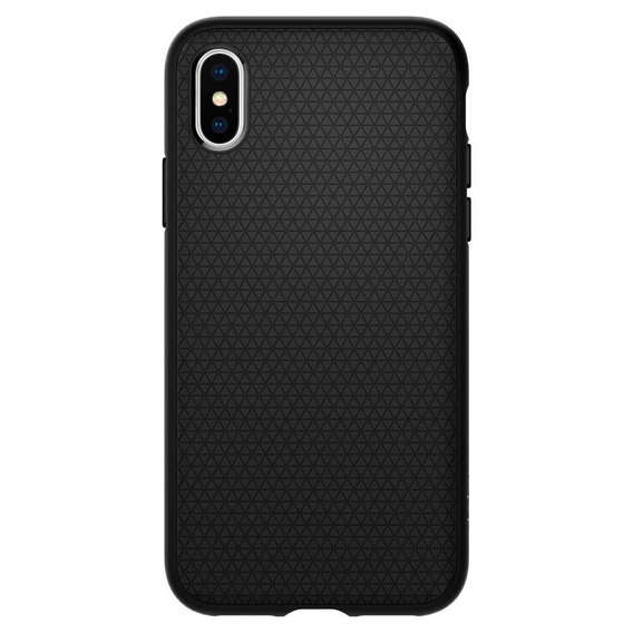 Puzdro Spigen Liquid Air matte black pre Apple iPhone X / Xs