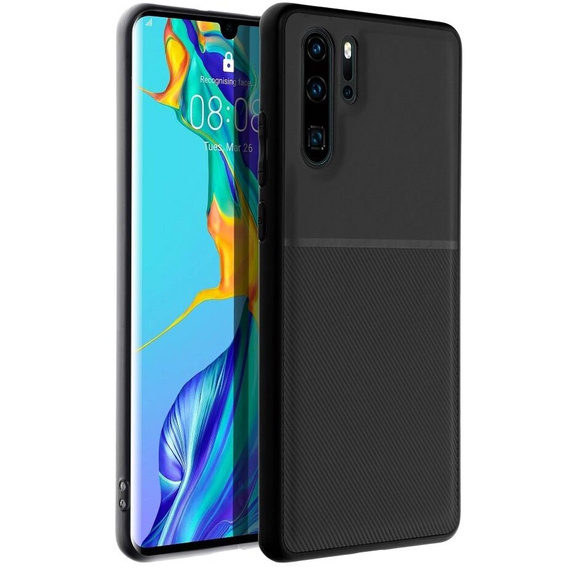 Puzdro pre Huawei P30 Pro, s magnetickou úchytkou, čierne