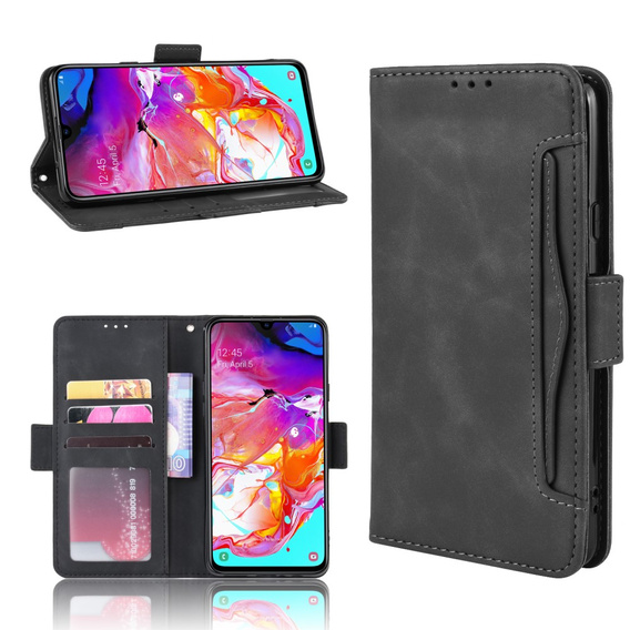 Klapkové puzdro pre Samsung Galaxy A20s, Card Slot, čierne