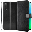 Klapkové puzdro pre Sony Xperia 10 IV, Wallet, čierne