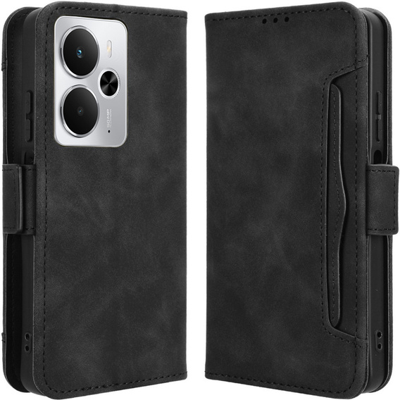 Klapkové puzdro pre Realme 14 5G / Realme 14T 5G, Card Slot, čierne
