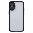 Puzdro pre iPhone 16, Magnetic Dual Glass, čierne