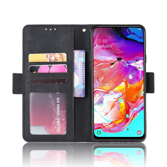 Klapkové puzdro pre Samsung Galaxy A20s, Card Slot, čierne