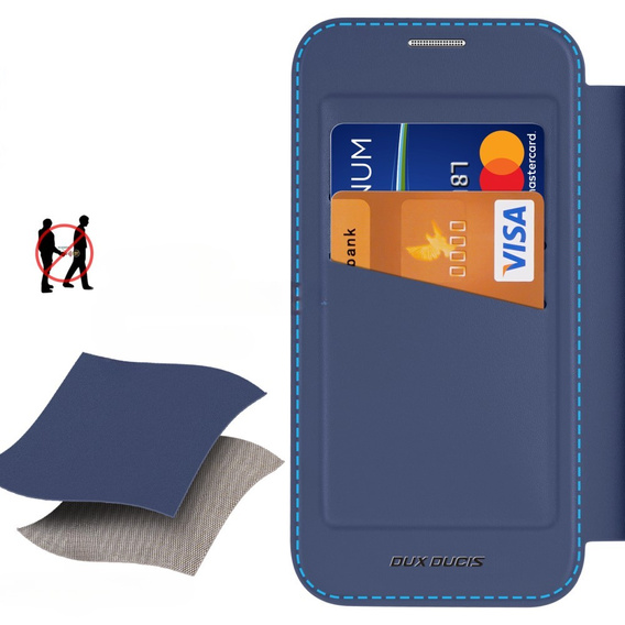Dux Ducis Obal na mobil pre iPhone 16 Pro Max, Skin X Pro, MagSafe, tmavomodré