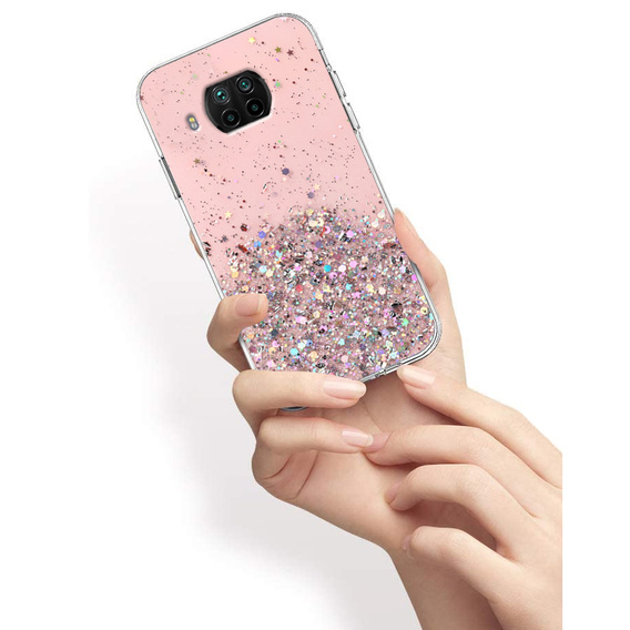Obal na mobil pre Xiaomi Mi 10T Lite 5G, Glittery, ružové