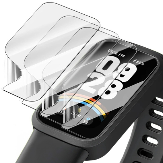 3x ERBORD Hydrogélová fólia pre Xiaomi Smart Band 9 Active