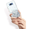 Obal na mobil pre Samsung Galaxy S8+ Plus, Glittery, priehľadné