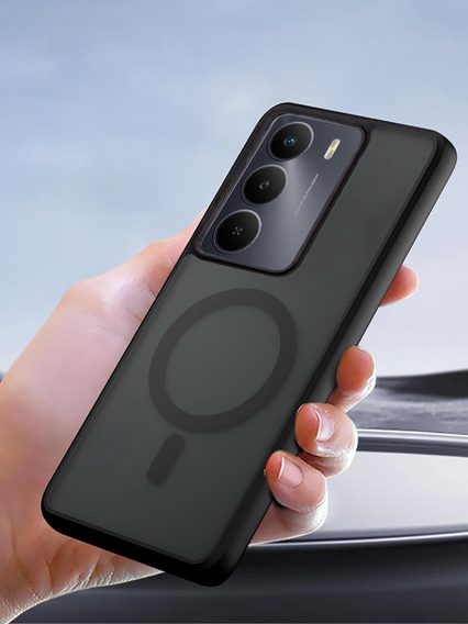 Puzdro pre Realme 14X / Realme C75, pre MagSafe, ERBORD Matt Case, čierny