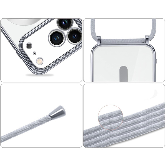 Puzdro Electro MagSafe so šnúrkou pre iPhone 17 Pro Max