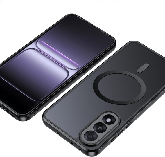 Puzdro pre OnePlus Nord 5, pre MagSafe, ERBORD Matt Case, čierny