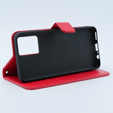 Klapkové puzdro pre Motorola Moto G54 5G, Crazy Horse Wallet, červené