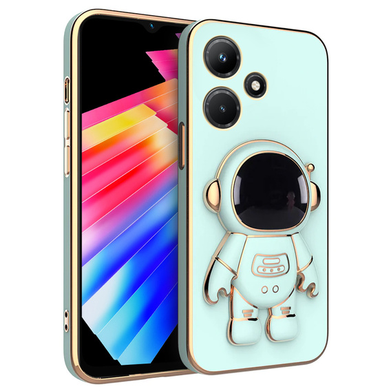 Obal na mobil pre Infinix Hot 30i, Astronaut, zelený