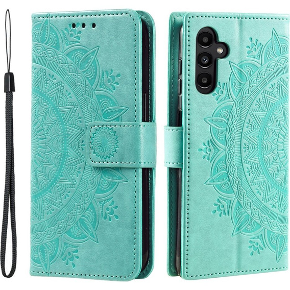 Klapkové puzdro pre Samsung Galaxy A05s 4G, Mandala, modrý