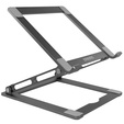 Hliníkový stojan na notebook, ERBORD ProDesk Stand, sivý