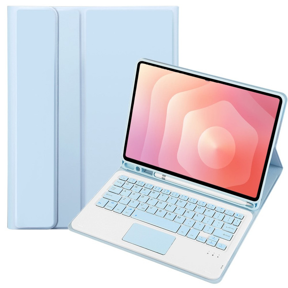 Puzdro s Bluetooth klávesnicou a touchpadom pre Samsung Galaxy Tab S11