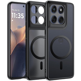 Puzdro pre Motorola Edge 60 / 60 Fusion, pre MagSafe, ERBORD Matt Case, čierny